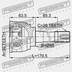 SUZUKI GRAND VITARA/ESCUDO SQ416/SQ420/SQ625 1998-2006 KÜLSŐ CSATLAKOZÓ 44102-67D00