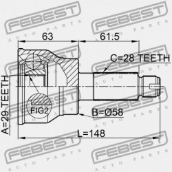 KÜLSŐ CSUKLÓ SUZUKI SX4 RW415/RW416/RW419/RW420 2006-2013 44102-80J10