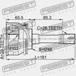 SUZUKI GRAND VITARA/ESCUDO SQ416/SQ420/SQ625 1998-2006 KÜLSŐ CSATLAKOZÓ 44102-65DA2