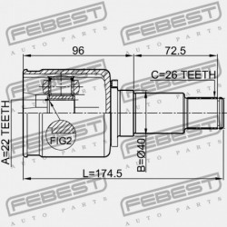 JOBB BELSŐ CSUKLÓ SUZUKI GRAND VITARA/ESCUDO JB416/JB420/JB627 2006-2014 44114-65J00