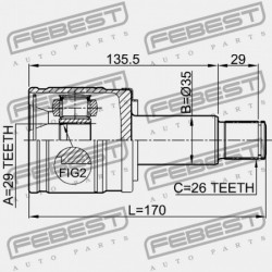 JOBB BELSŐ CSUKLÓ SUZUKI GRAND VITARA/ESCUDO SQ416/SQ420/SQ625 1998-2006 44114-77E11