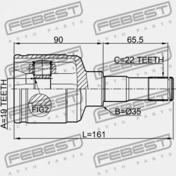 JOBB BELSŐ CSUKLÓ SUZUKI LIANA RH413/RH416/RH418 2001-2008 44117-54G30