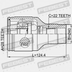 JOBB BELSŐ CSUKLÓ SUZUKI IGNIS RG413/RG415/RM413/RM415 2000-2008 44117-86G01