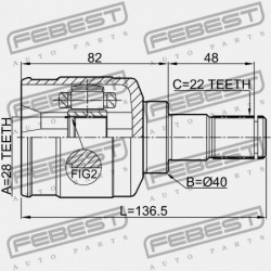 JOBB BELSŐ CSUKLÓ SUZUKI SWIFT RS413/RS415/RS416 2003-2010 44101-63J01