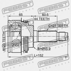 SUBARU LEGACY B12 KÜLSŐ CSUKLÓ 1998.04-2003.06 EL 28391-SA003