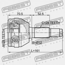 CHEVROLET EPICA 2004-2010 EU KÜLSŐ CSUKLÓS CSATLAKOZÓ 96481002