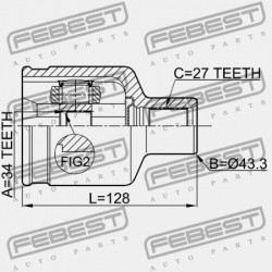 JOBB OLDALI BELSŐ CSUKLÓ CHEVROLET CAPTIVA 2010- EU 93743414