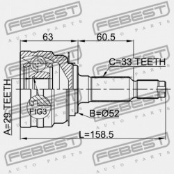 2004-2007 CHEVROLET OPTRA KÜLSŐ CSUKLÓS KANNA 96489840