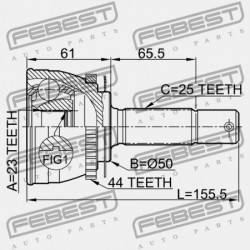 HYUNDAI MÁTRIX 01: -OCT.2006 (2001-) GEN KÜLSŐ CSUKLÓ 49500-17250