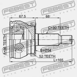 KÜLSŐ CSUKLÓ HYUNDAI SANTA FE 10 (2010-) GENERÁCIÓ 49500-2P200