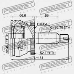 KÜLSŐ CSUKLÓ HYUNDAI SANTA FE 12 (2012-2015) GEN 49500-2W000