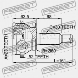 HYUNDAI SANTA FE HÁTSÓ KÜLSŐ CSUKLÓ 06: -SEP.2006 (2006-) EUR 49600-2B010