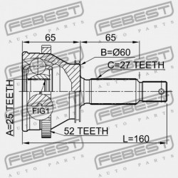 HÁTSÓ KÜLSŐ CSUKLÓ HYUNDAI SANTA FE 00 (2000-) CIS 49600-26211