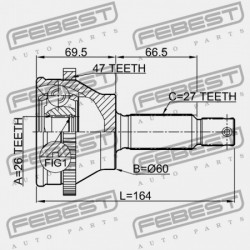 KÜLSŐ CSUKLÓ HYUNDAI SONATA 02 (2002-) GENERÁCIÓ 49508-38K00