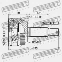 HYUNDAI TUCSON 04: -OCT.2006 (2004-) GEN KÜLSŐ CSATLAKOZÓ 49508-2EC00
