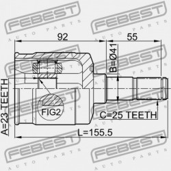 BELSŐ CSUKLÓ HYUNDAI SONATA EF 02 2001-2006 DOM 49505-38C00