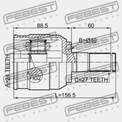 JOBB BELSŐ CSUKLÓ HYUNDAI IX35/TUCSON 10 (2009-2013) GEN 49501-2Y200
