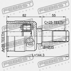 HYUNDAI IX35/TUCSON 10 (2009-2013) GENERÁCIÓS BELSŐ CSUKLÓ 49592-2Y600