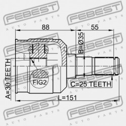HYUNDAI ELANTRA/LANTRA 00 (2000-) CIS BELSŐ CSATLAKOZÓ 49501-17050