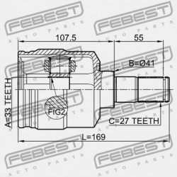 BAL BELSŐ CSUKLÓ HYUNDAI TUCSON 04: -OCT.2006 (2004-) GEN. 49505-2EA90