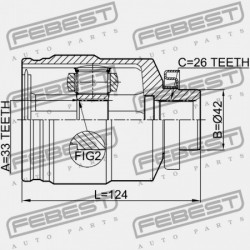 JOBB BELSŐ CSUKLÓ HYUNDAI TUCSON 04: -OKT.2006 (2004-) GEN. 49505-2EJ50