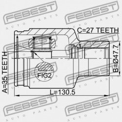 SSANG YONG REXTON 2001-2013 BELSŐ CSATLAKOZÓ 4130008012