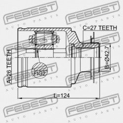 JOBB BELSŐ CSUKLÓ SSANG YONG NEW ACTYON (KORANDO C) 2010-2013 4130034201