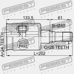 SSANG YONG REXTON 2001-2013 BELSŐ CSATLAKOZÓ 4130009213