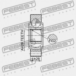 HÁTSÓ BELSŐ CSUKLÓ SSANG YONG REXTON 2001-2013 4230009101