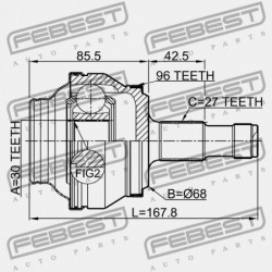 HÁTSÓ KÜLSŐ CSUKLÓ MERCEDES BENZ E-OSZTÁLY 212 4 MATIC 2008-2013 A2213502010