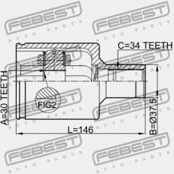 BAL OLDALI BELSŐ CSUKLÓ MERCEDES BENZ E-OSZTÁLY 210 4 MATIC 1996-2002 A2103300901