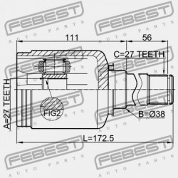 BELSŐ CSUKLÓ + JOBB OLDALI CSUKLÓCSUKLÓ MERCEDES BENZ E-OSZTÁLY 212 4 MATIC 2008-2013 A2213306400