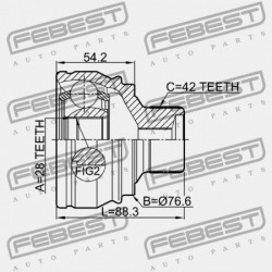 KÜLSŐ CSUKLÓ AUDI A5/S5 COU.SPORT. 2008- CA 8K0498099F