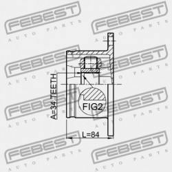 AUDI A4/AVANT BELSŐ CSUKLÓ 2001-2008 CA 4E0498103