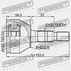 KÜLSŐ CSUKLÓ OPEL ASTRA J 2010-2015 0374646