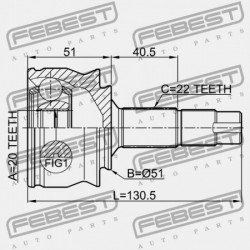 KÜLSŐ CSUKLÓ OPEL CORSA D 2006-2014 1603431