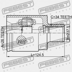 JOBB BELSŐ CSUKLÓ OPEL ASTRA J 2010-2015 374900