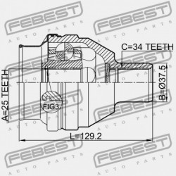 OPEL ASTRA H 2004-2010 BELSŐ CSUKLÓ 1603272