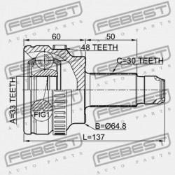 KÜLSŐ CSUKLÓ BMW 3 E90 2004-2008 ECE 31607570275