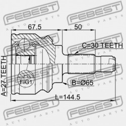 KÜLSŐ CSUKLÓ BMW X5 E53 1999-2006 ECE 31607503538