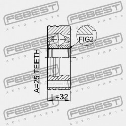 HÁTSÓ BELSŐ CSUKLÓ BMW 5 E34 1987-1996 ECE 33211226720