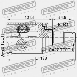 BAL OLDALI BELSŐ CSUKLÓ BMW X5 E70 2006-2013 ECE 31607545125