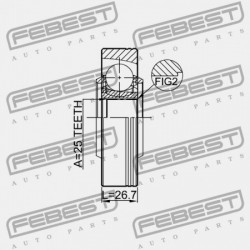 HÁTSÓ BELSŐ CSUKLÓ BMW X1 E84 2008-2013 ECE 33207605485