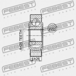 HÁTSÓ BELSŐ CSUKLÓ BMW X5 E53 1999-2006 ECE 33207500915