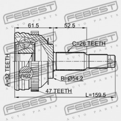 KÜLSŐ CSUKLÓ CHRYSLER VOYAGER IV 2001-2007 4511435