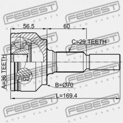 KÜLSŐ CSUKLÓ JEEP GRAND CHEROKEE III 2004-2010 52104701AB