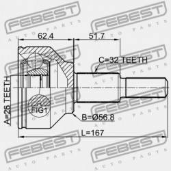 KÜLSŐ KÖZÖS DODGE UTAZÁS ÚJ 2012- 68079565AB