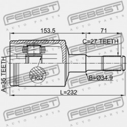 BAL BELSŐ CSUKLÓ JEEP GRAND CHEROKEE IV (WK2) 2010- 05189279AA