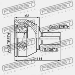 KÜLSŐ CSUKLÓ FORD MONDEO CA2 2007-2014 EU 1446223