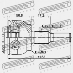KÜLSŐ CSATLAKOZÓ FORD FOCUS CB8 2011- EU BV6Z-3B436-B